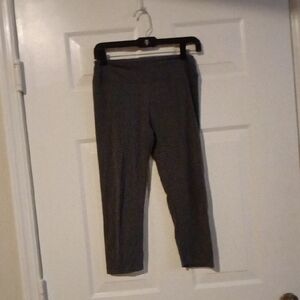 Elegant Gray Cropped Pants